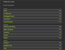 Tablet Screenshot of indowin.com